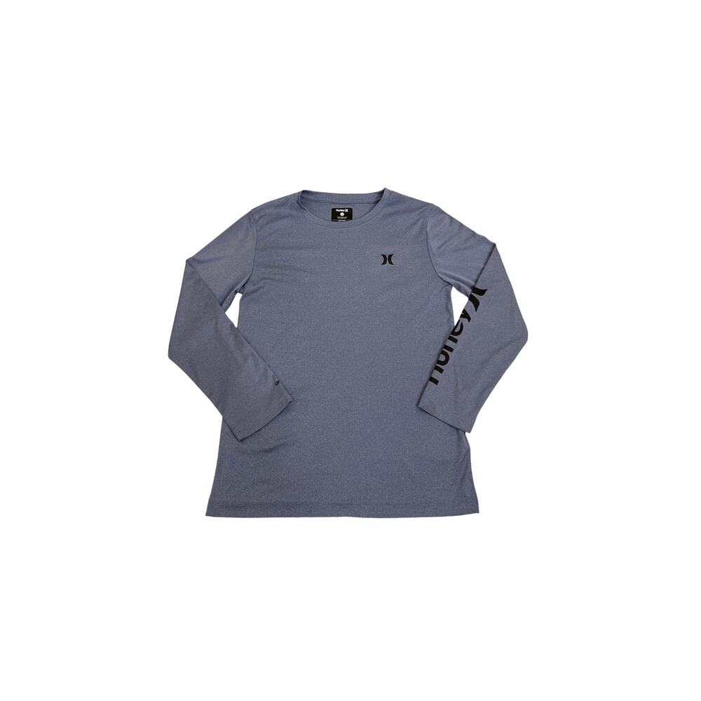 Hurley SPF Long Sleeve Dri-Fit Hybrid Swim Shirt Size Youth Medium 10/12